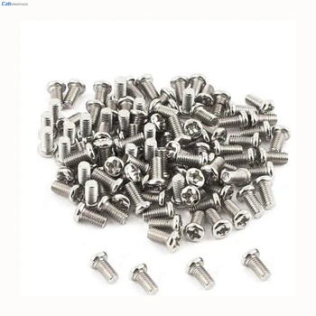 

50pcs M3 Screw M3x6mm 6mm Match M3 Copper Cylinder M3 Parafuso Tornillos High Quality CPC251