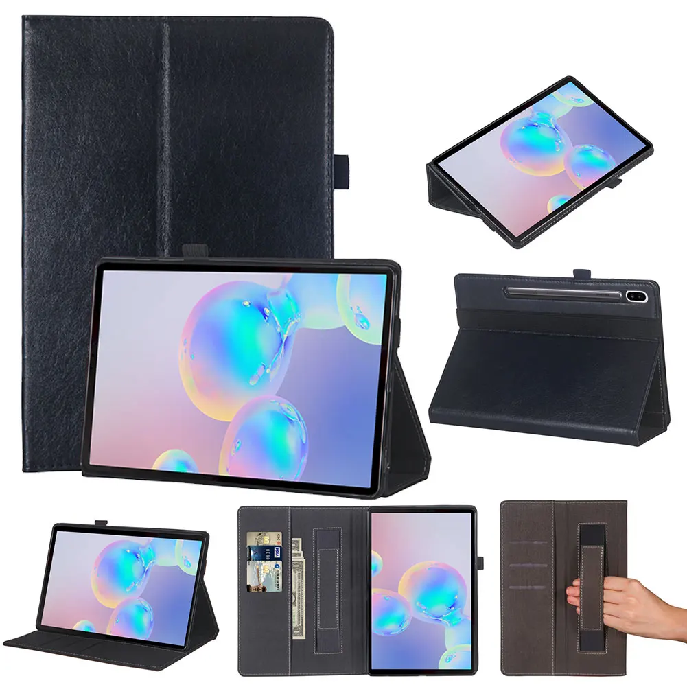 Автоматический Режим сна смарт-чехол для Samsung Galaxy Tab S6 10,5 дюймов SM-T860 SM-T865 чехол Ретро PU кожаный флип-чехол подставка