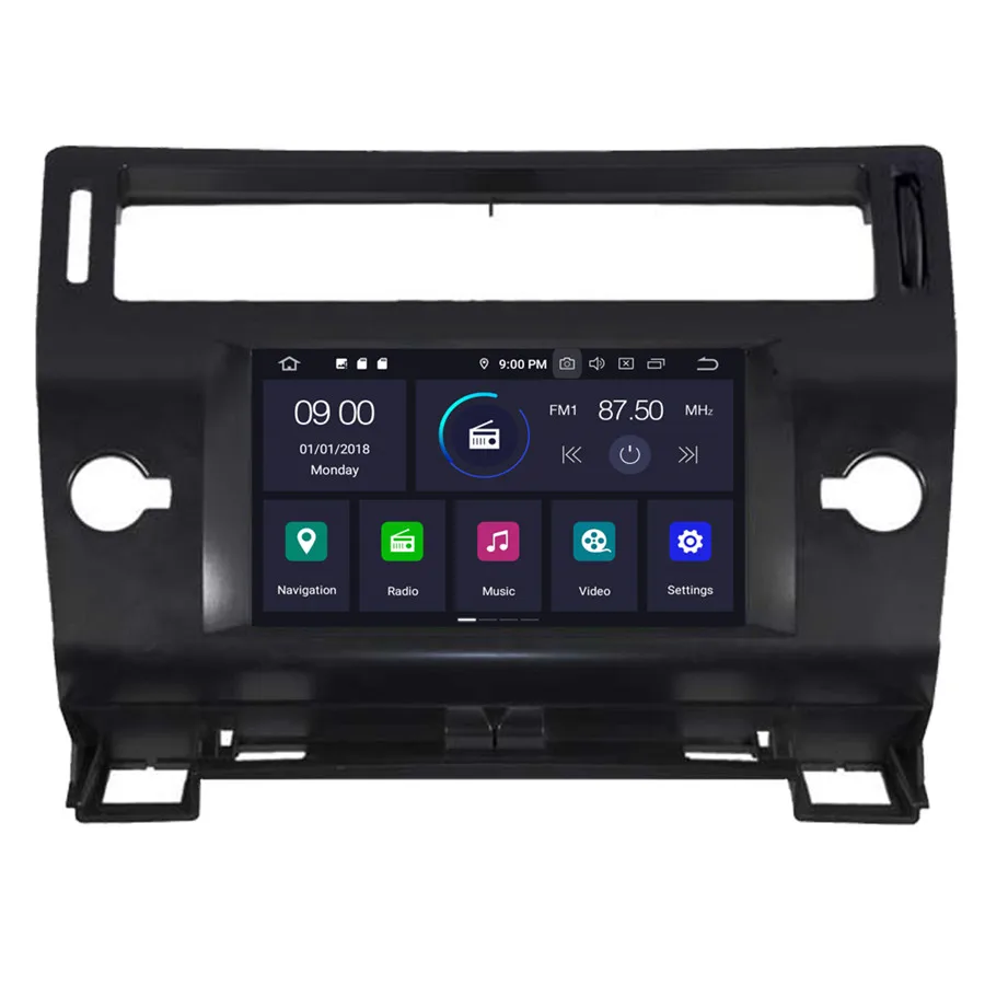 Clearance RoverOne Car Multimedia System For Citroen C4 C-Triomphe C-Quatre Android 9.0 Radio Stereo DVD GPS Navigation Media Music Player 1