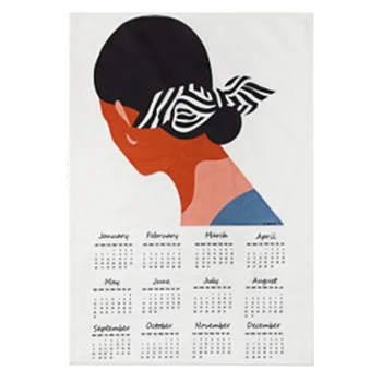 

2020 Fabric Calendar Nordic Minimalist Wall Decoration Schedule Background Cloth Decoration