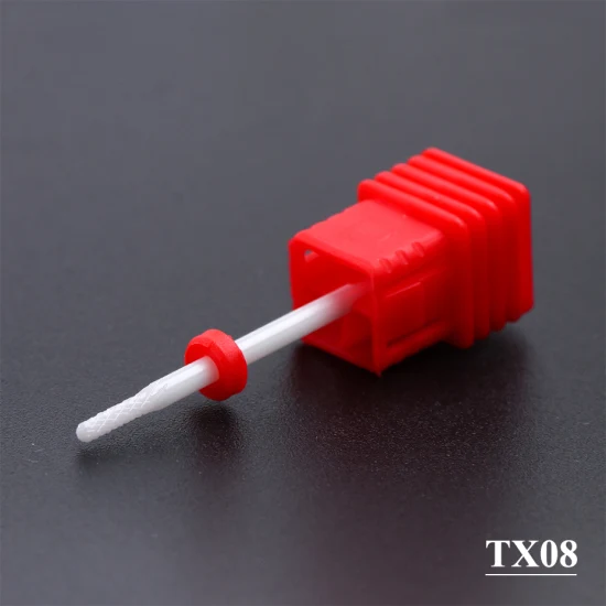 TX08 STZ 16 Тип фрезы керамические для электрического станка роторные заусенцы маникюрные сверла пилочки для ногтей Удаление аксессуаров TX01-14 - Цвет: TX08