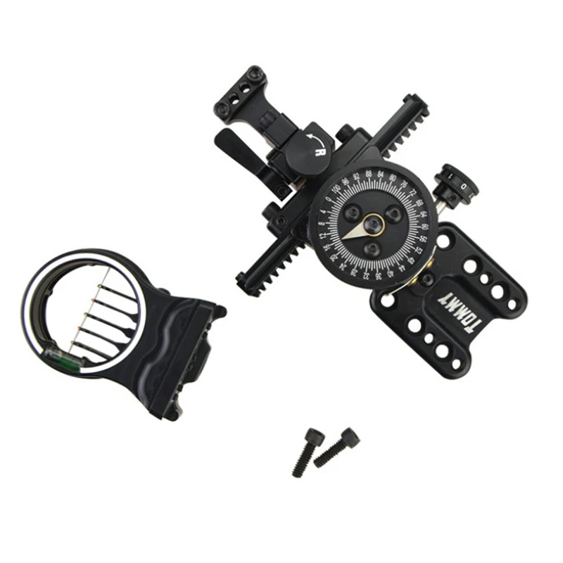 

Outdoor Compound Bow Sight Archery Game Training Adjustable Stabilizer Horizontal & Vertical Adjustments