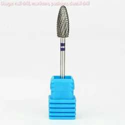 Foret à ongles en carbure de tungstène, fraise de manucure et de pédicure, pour cuticules 