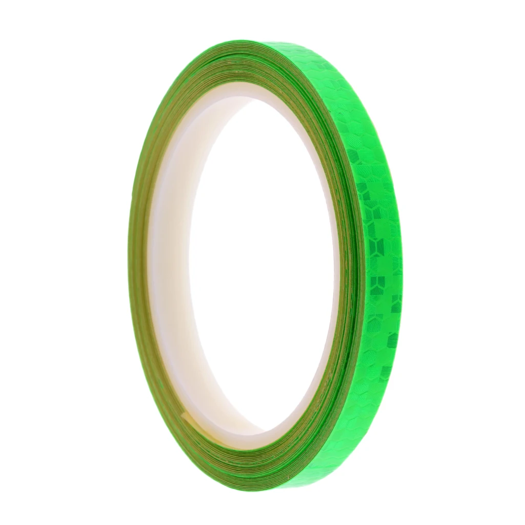 8m Reflective Bike Wheel Rim Stickers Bicycle Cycling MTB Motorcycle Reflector Tape DIY Decals Cycle Bike Bicycle Accessories