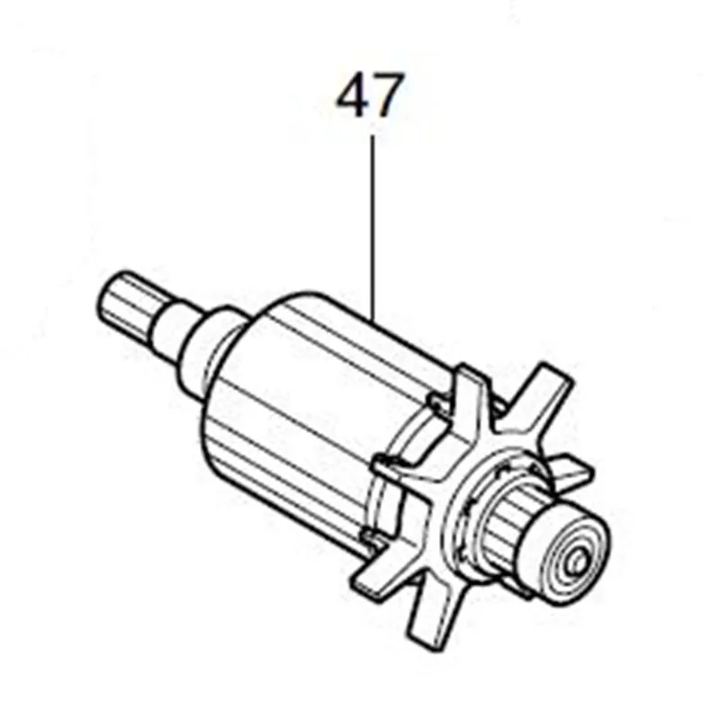 AC220-240V MAKITA 619094-0 ротор якорь электродвигателя для BFL080F BFL120F BFL060FZ ротора