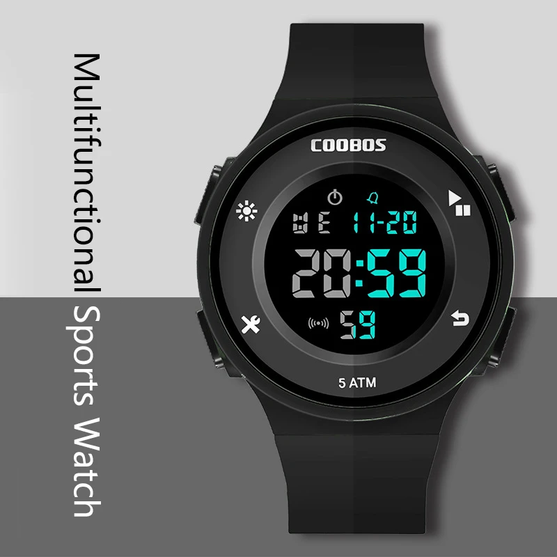 

Watch Silicone Electronic Watch Fashion Watch Student Lovers Waterproof Leisure Sports Accutron