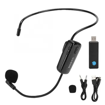 

UHF USB Universal Wireless -wear Microphone Mic for Speaker Loudspeaker Universal Wireless Microphone