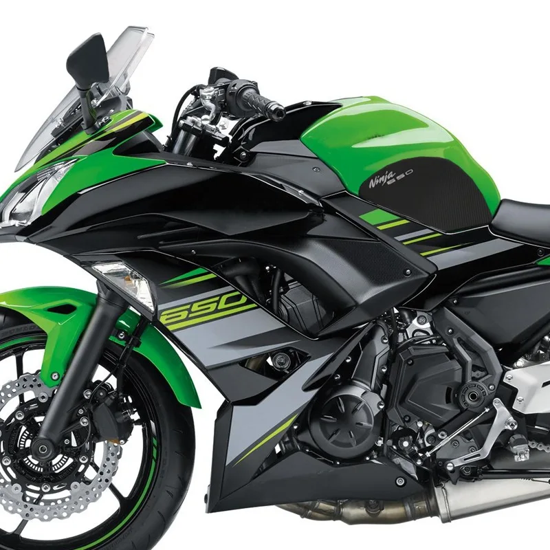 Kawasaki Ninja650 наклейки для топливного бака- лет мотоцикл противоскользящие наклейки для топливного бака боковой коврик клип Колено защитный чехол