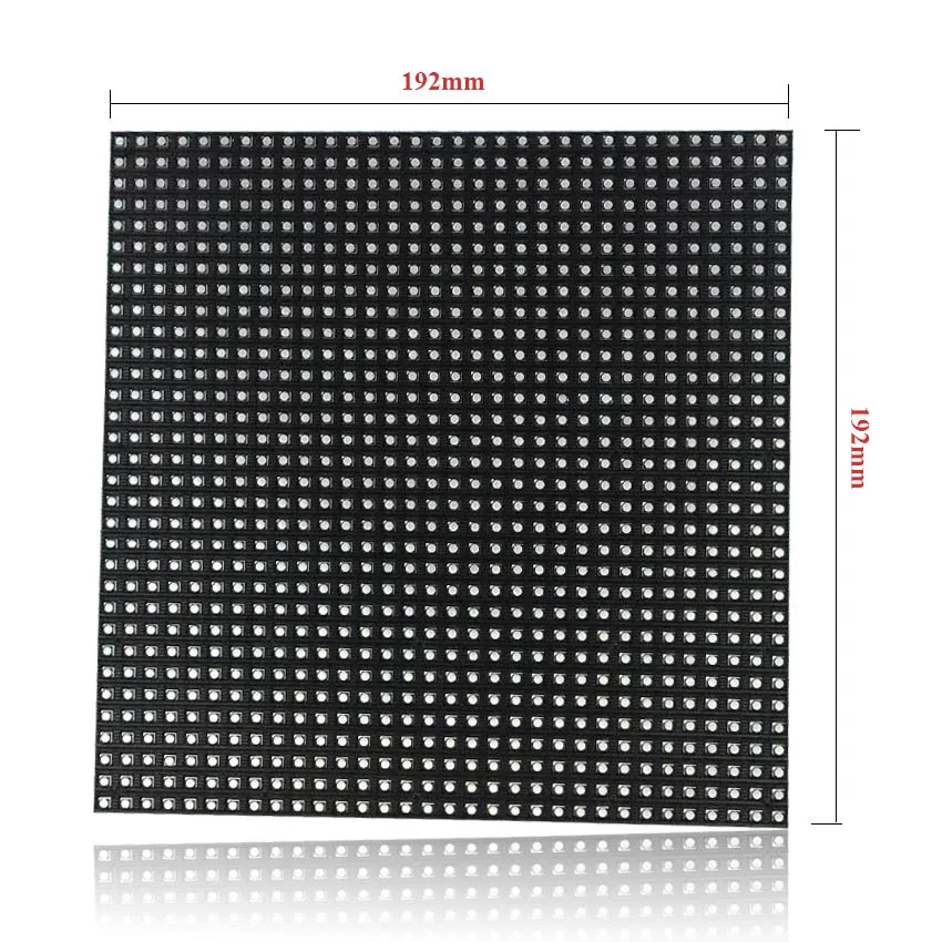192*192mm 32*32pixels 1/16S RGB led Module P6 SMD3528 For Indoor Full Color led Display Screen Panel