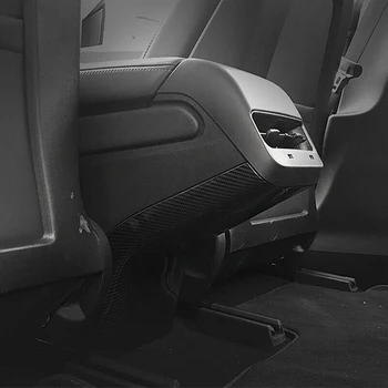 

ABS Plastic Anti-Dirty Plate Carbon Fiber Black 40.5*23.5*12.5cm Frame Trim Interior Board Cover