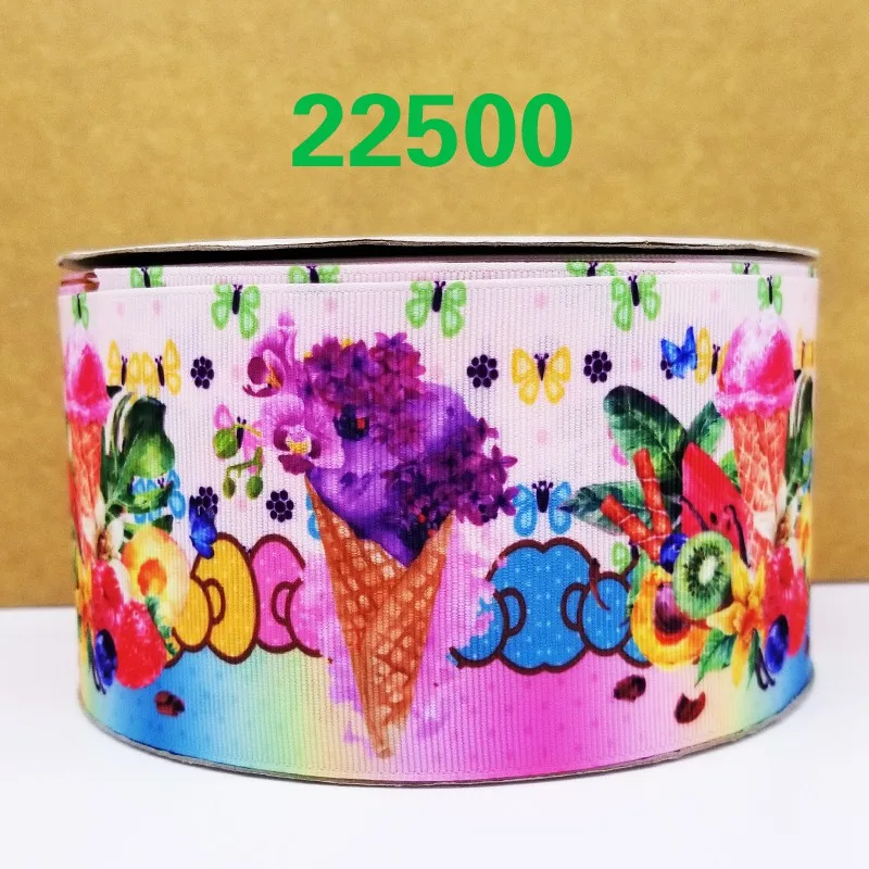 50 ярдов мультфильм печатных корсажная лента 22330 - Цвет: 22500
