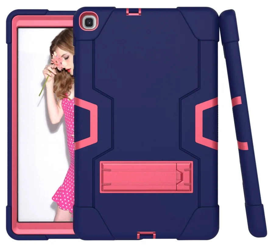 

Kids Safe Armor Silicone Case for Samsung Galaxy Tab A 10.1 2019 SM-T510 SM-T515 T510 T515 tablet protective case + Film