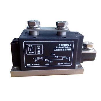 

Frequency 50/60HZ 3-32vdc (DC) thyristor output 600A enhanced solid state relay ssr-600da-h voltage zero crossing is turned on
