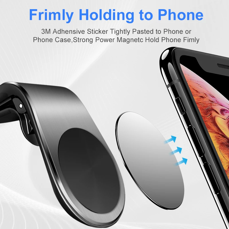 Магнитный автомобильный держатель для телефона 360 подставка IPhone Samsung S9 Xiaomi