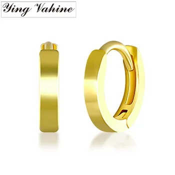 

ying Vahine 100% 925 Sterling Silver Simple Circle Small Stud Earrings for Women