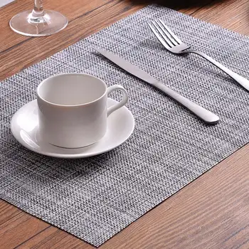 

Pack Placemats Kitchen Dinning Table Place Mats Non-slip Dish Bowl Placement Heat Stain Resistant Table Decorative Mats