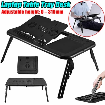 

Portable Foldable Adjustable Laptop Desk Computer Table Stand Tray Notebook Lap PC Folding Bed Sofa Desk Table