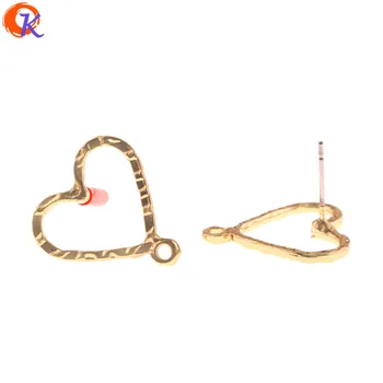 

Cordial Design 100Pcs 18*18mm Jewelry Accessories/Earring Stud/Heart Shaped/DIY Jewelry Making/Hand Made/Earring Findings