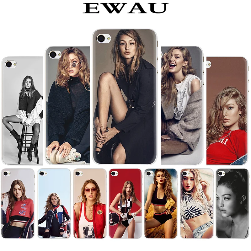 Жесткий чехол для телефона EWAU Gigi Hadid чехол для iPhone 5 5S SE 5C 6 6s Plus 7 8 Plus X XR XS 11 Pro MAX