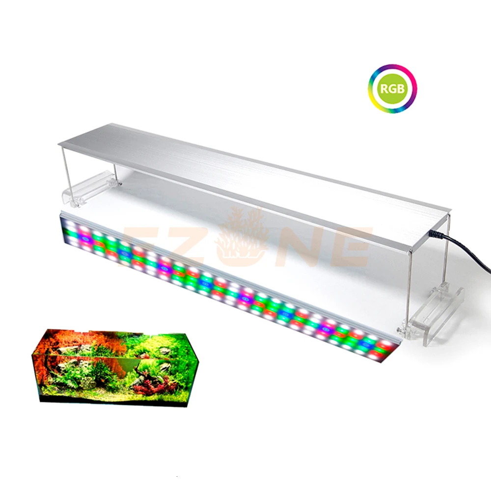 Chihiros RGB серия 30-120 см размер Aquarum светодиодный светильник ing Plant Grow светильник с крышкой или висячим фиксацией с яркостью дистанционного управления