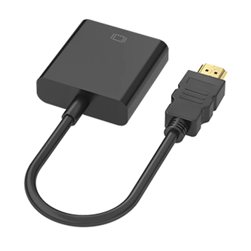 No Audio No Power BKSCY адаптер hdmi-vga Мужской конвертер с разъемом адаптер 1080P цифровой аналоговый видео аудио для PS4 ТВ ПК ноутбук - Цвет: No Audio No Power