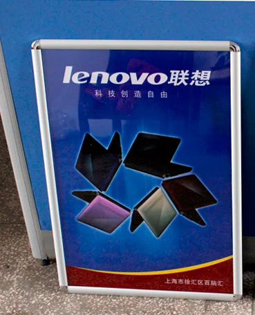 

Professional Manufacture snap posters frames Cheap A0 A1 A2 A3 A4 25mm, Aluminum advertising hanging Display clip snap frame