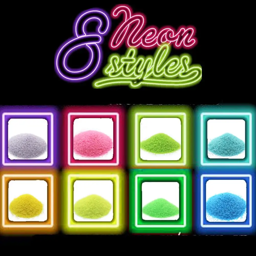 10g Luminous Sand Fluorescent Particles Toy for Party DIY Starry Wishing Bottle Luminous Sand