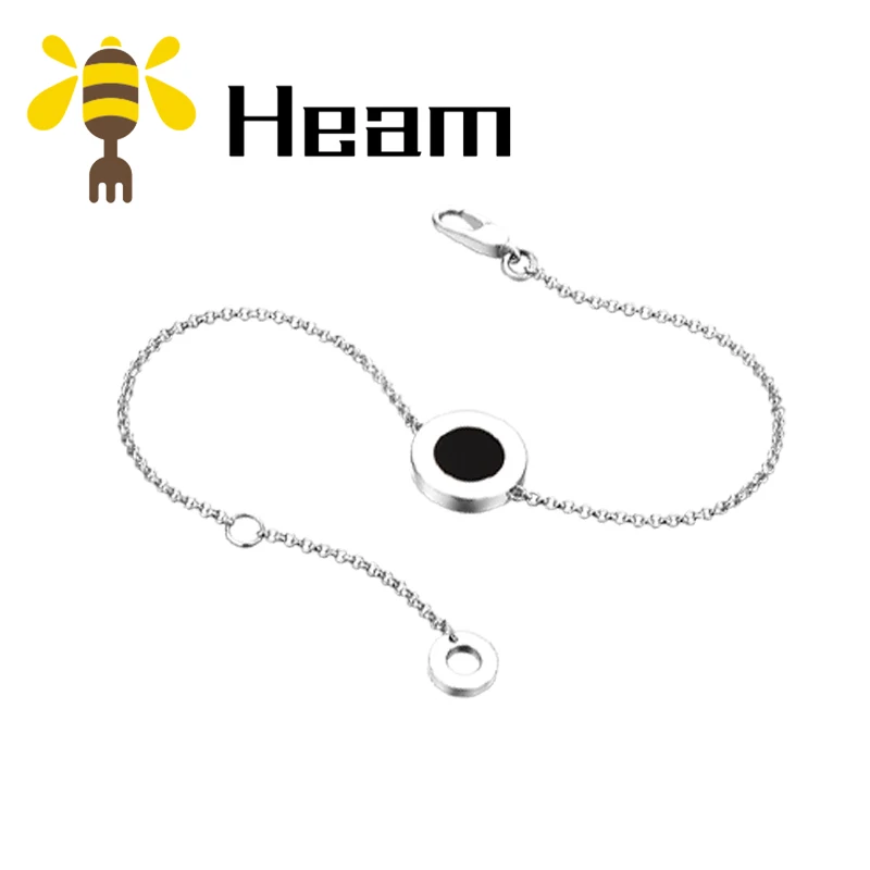 Heam original high quality 925 sterling silver Bulgaria bracelet for women round ceramic shape fashion classic couple jewelry