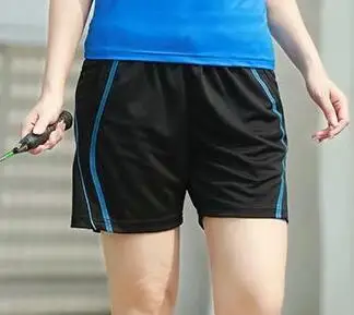 1pcs shorts Новые рубашки для бадминтона для мужчин/женщин, спортивные рубашки для тенниса, футболки для настольного тенниса, быстросохнущие спортивные тренировочные теннисные Футболки s 1822 - Цвет: 1pcs shorts