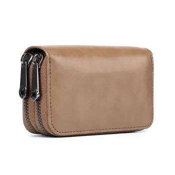 

Women Credit Card Holder Cards Case Pocket Zipper Wallet Organizer L9BE