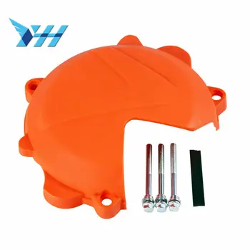 

Motorcycle Orange Clutch Case Cover Guard Protector For KTM 250 300 EXC SX XC XC-W 2013-2016