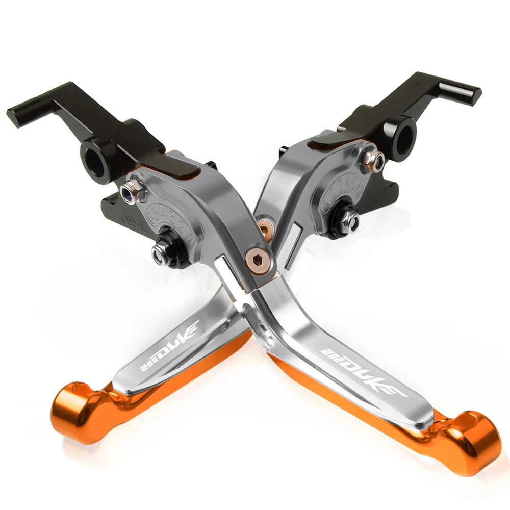 L with logo Мотоцикл с ЧПУ Регулируемые тормозные рычаги сцепления ручка для KTM 200 Duke- 200 Duke 200 Duke - Цвет: L with logo