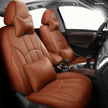 

kokololee Custom Leather car seat covers For PEUGEOT 206 207 301 307 408 308 308s 508 3008 2008 4008 5008 407 607 car seats