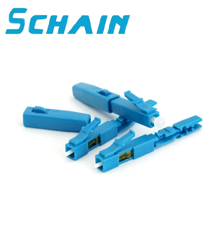 

10PCS LC UPC Fast Connector single-mode fiber optic quick connector LC Embedded type FTTH Fiber Optic Fast Connector