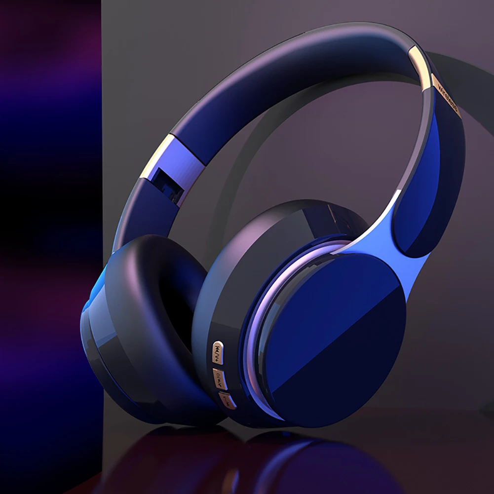 Bluetooth 5 0 Wireless Headphones Foldable Stereo Adjustable Headset with Microphone Music Player Earphones for Xiaomi Huawei