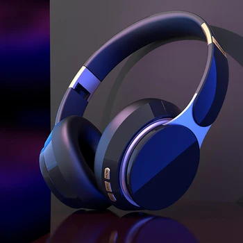 

Wireless Bluetooth 5.0 Headphones Foldable Stereo Adjustable Headset Earphones with Microphone Music Player for Smartphones PC