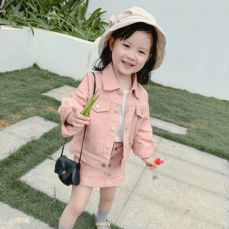

Girls 2019 New Autumn Western Style Set Baby Girls Two-Piece Set Children Korean-style Clothes Childrenswear