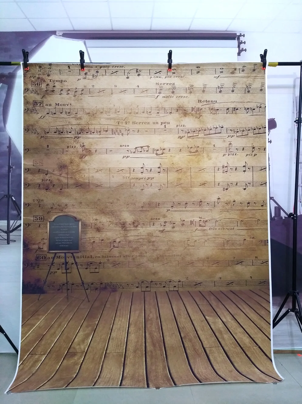 Flash Deal!!! English Word Wallpapers of Photography Vinyl Wood Board Photographic Background Valentine's Day Backdrop for Video |