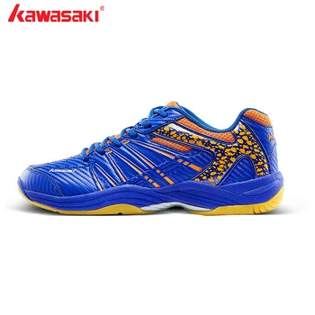 

KAWASAKI Brand Professional Badminton Shoes Lace Up Sneakers Breathable Men Female Indoor Court Sports Shoes K-061D