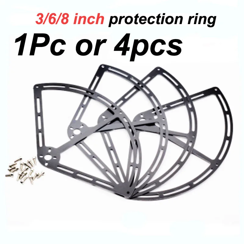 3/6/8 дюймовый пропеллера Защита Анти-столкновения кольцо гоночный Квадрокоптер Дрон мотор протектор для 140 250 300 330 380 стеллаж для выставки товаров