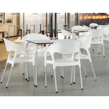 

Armchair MOON, aluminum, polypropylene White *