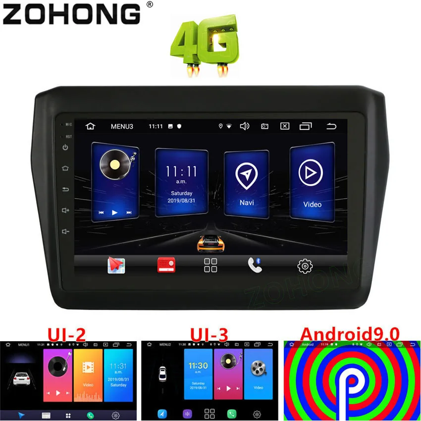 

4G Android 9.0 RAM 2Gb autoradio for Suzuki Swift 2017 2018 2019 Car Multimedia DVD Player car GPS navigation Stereo radio RDS