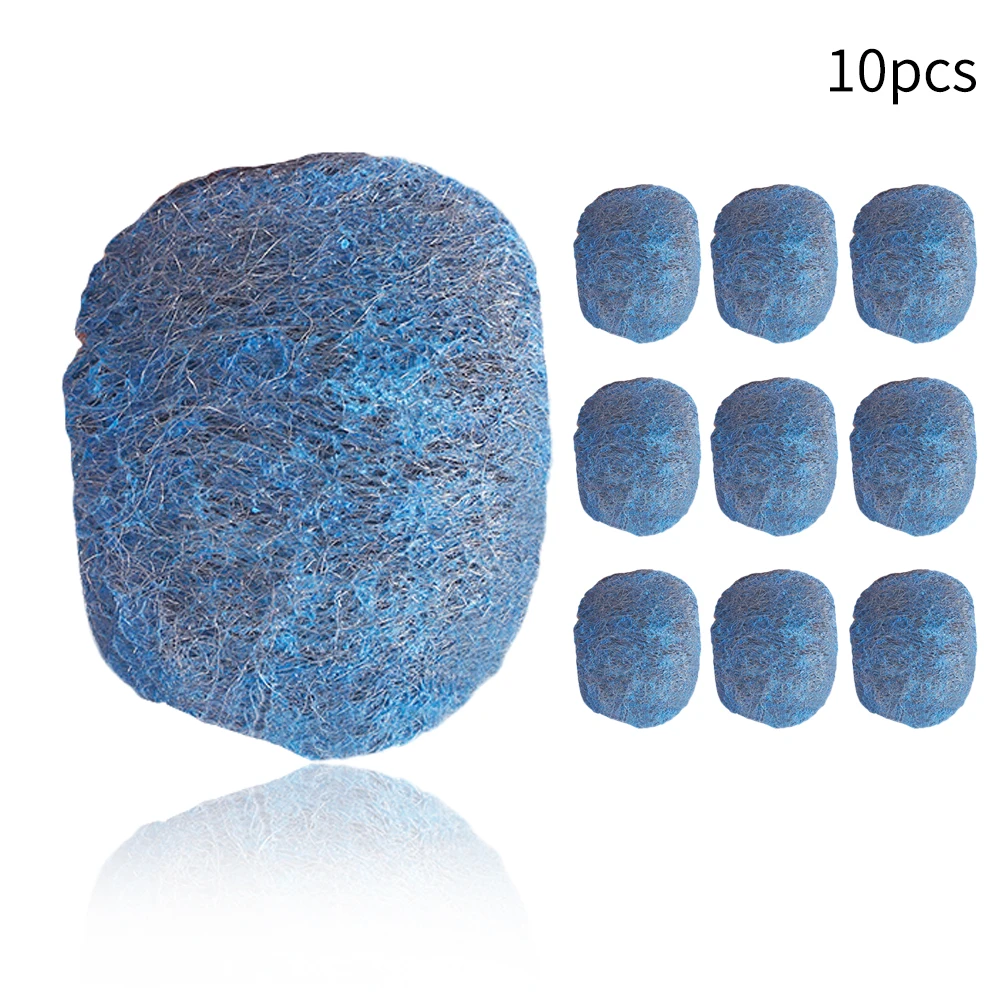 10 Pcs Steel Wool Ball Convenient Effective Cleaning Stains Removal Surface Soap Powder Home Tool Free Cut Thin Kitchen