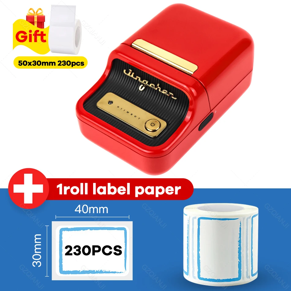 mini printer peripage 203dpi Mini Bluetooth Label Printer Wireless Thermal Label Printer Sticker printer for home use Store use Printer B21 GZL2005 mini sprocket printer Printers