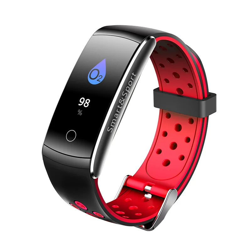 

New Style Q8S Smart Bracelet Heart Rate Monitoring Pedometer Health Monitoring Big Screen Waterproof Smart Athletic Bracelet