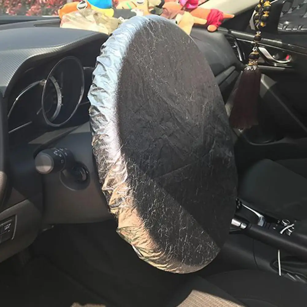 Автомобильный солнцезащитный чехол оплетка на рулевое колесо Солнцезащитный