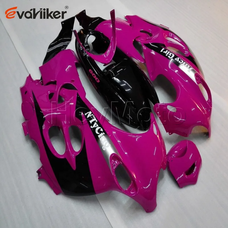 Пользовательские мотоциклетные панели для GSX600F Катана 2003-2006 2004 2005 ABS обтекатель двигателя пластиковый комплект розовый - Цвет: D
