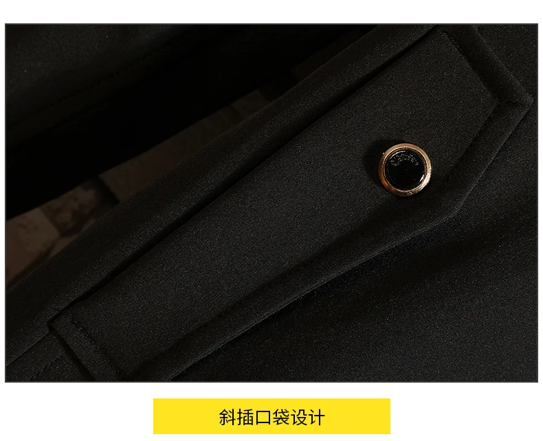 Fa3393A-2 new autumn winter fashion casual Ladies work wear nice Jacket cashmere thickening windbreaker jacket