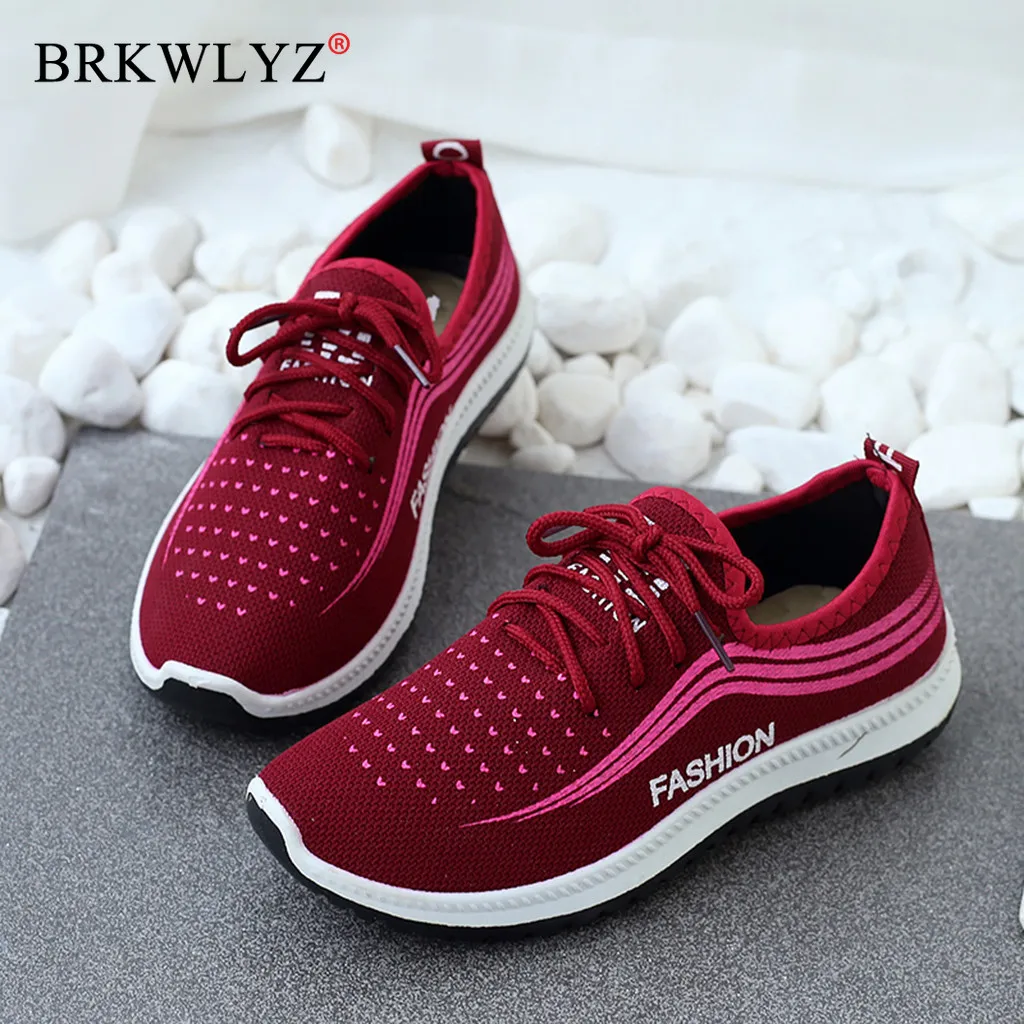 

Fashion Women Shoes Sneakers Casual Breathable Lightweight Lace Up Shoes Sport Sneaker Woman Baskets Femme Zapatos De Mujer