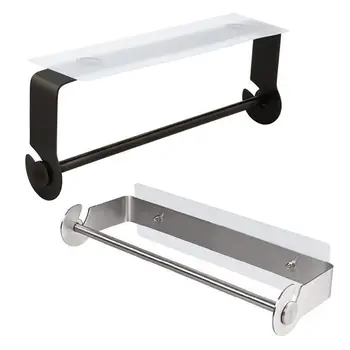 

No Drilling Roll Paper Holder Home Bathroom Stainless Steel Towel Tissue Rack